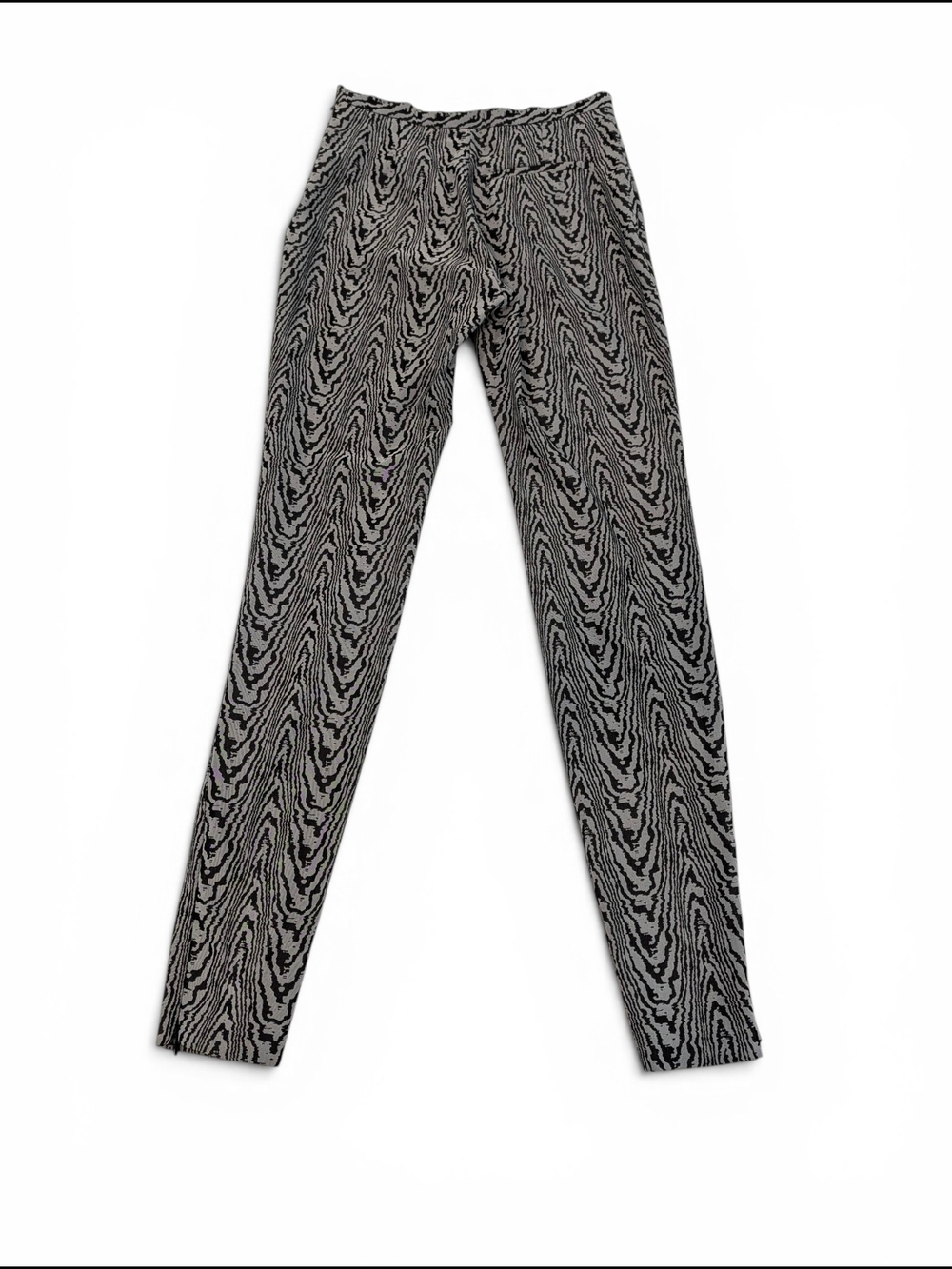 Balenciaga Wood-Grain / Abstract Zebra Jacquard Legging Pants EU 38 US 29